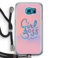 Girl boss: Samsung Galaxy S6 Transparant Hoesje met koord
