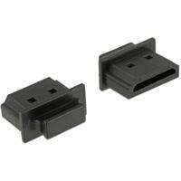 Delock 64029 Beschermkapje Zwart 1 stuk(s)