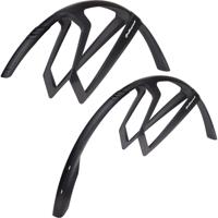 Polisport spatbordset r-mud 28" race klitteband 32mm zwart