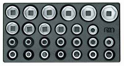 Gedore Dopsleutelset 1/2" in module - 1733109