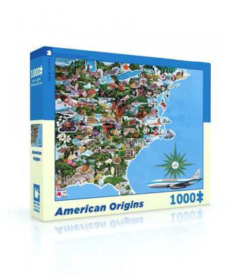New York Puzzle Company Legpuzzel Amerikaanse Oorsprongen - 1000 stukjes