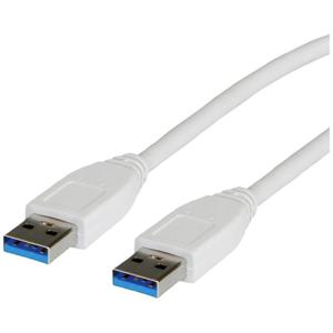 VALUE USB 3.2 Gen 1 kabel, type A-A, wit, 1,8 m