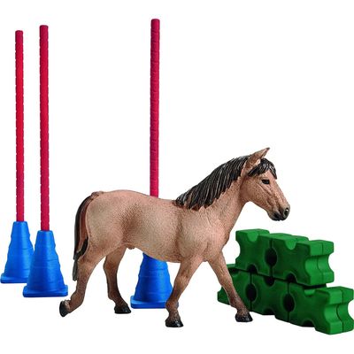 Farm World - Pony slalom Speelfiguur