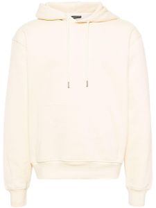 Jacquemus hoodie en coton à logo brodé - Tons neutres