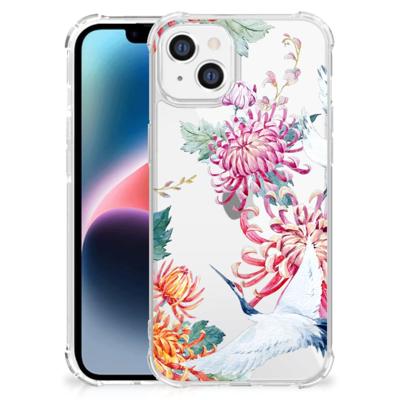 Apple iPhone 14 Plus Case Anti-shock Bird Flowers Apple iPhone 14 Plus Case Anti-shock Bird Flowers