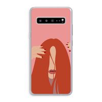 Woke up like this: Samsung Galaxy S10 5G Transparant Hoesje