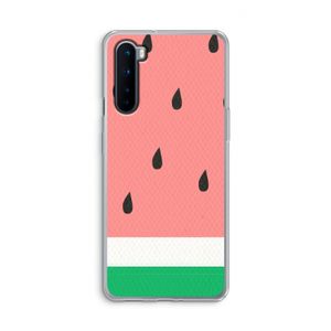 Watermeloen: OnePlus Nord Transparant Hoesje
