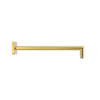 Douchearm Tres Exclusive | 40 cm | Wandmontage | Messing | Rond | 24k Goud glans