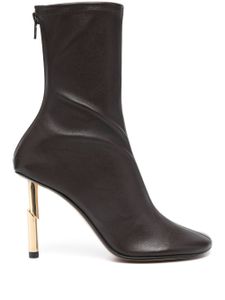 Lanvin bottines Sequence 95 mm en cuir - Marron