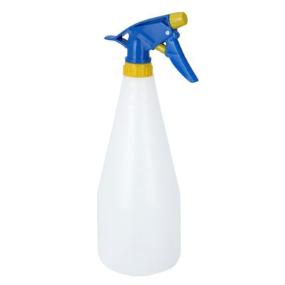Pro Garden Plantenspuit - water versproeiers - kunststof - blauw/geel - inhoud 1 liter