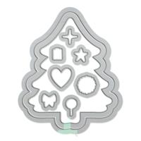 Tonic Studios • die & shaker set christmas tree