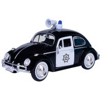 Modelauto Volkswagen Kever politie 1:24 - thumbnail