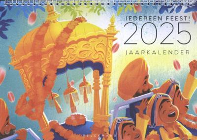 Iedereen feest 2025 - Jaarkalender (Paperback)