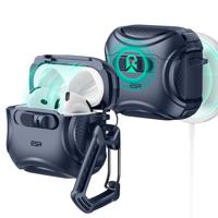 AirPods 4 Cyber FlickLock Case (HaloLock) - Dark Blue