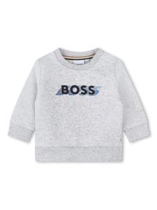 BOSS Kidswear sweat en coton à logo imprimé - Gris