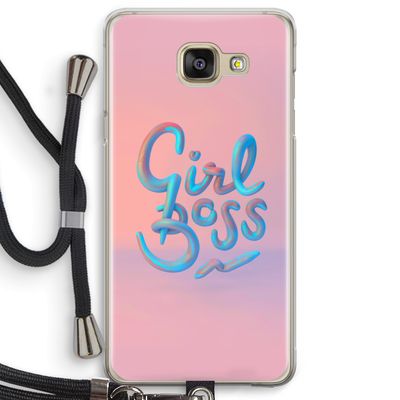 Girl boss: Samsung Galaxy A5 (2016) Transparant Hoesje met koord