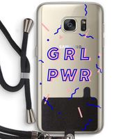 GRL PWR: Samsung Galaxy S7 Transparant Hoesje met koord
