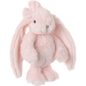 Bukowski pluche konijn knuffeldier - lichtroze - staand - 22 cm - luxe knuffels
