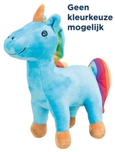 TRIXIE PLUCHE EENHOORN MET GELUID ASSORTI 25 CM 3 ST