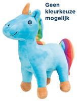 TRIXIE PLUCHE EENHOORN MET GELUID ASSORTI 25 CM 3 ST - thumbnail