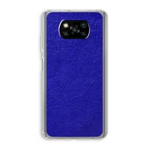Majorelle Blue: Xiaomi Poco X3 NFC Transparant Hoesje