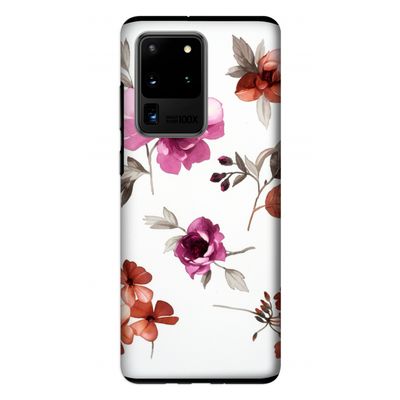 Geschilderde bloemen: Samsung Galaxy S20 Ultra Tough Case
