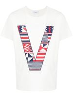 Ports V t-shirt à logo imprimé - Blanc