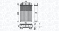 Kachelradiateur, interieurverwarming MAGNETI MARELLI, u.a. für Opel, Vauxhall - thumbnail