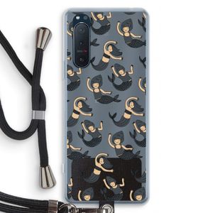 Zeemeermin: Sony Xperia 5 II Transparant Hoesje met koord