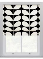 Orla Kiely - Vouwgordijnen - Jumbo Solid Stem Zwart