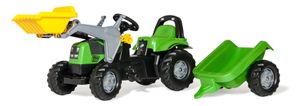 Rolly Toys traptractor RollyKid Deutz-Fahr junior groen