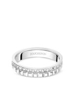 Boucheron bague Clou de Paris en or blanc 18ct pavée de diamants