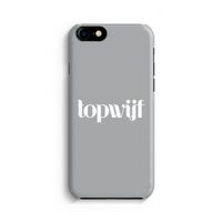 Topwijf Grijs Wit: Volledig geprint iPhone SE 2020 Hoesje