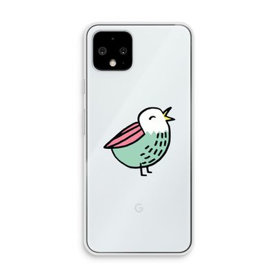 Birdy: Pixel 4 Transparant Hoesje