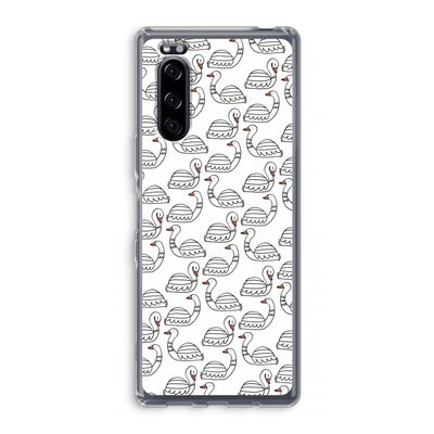 Zwanen: Sony Xperia 5 Transparant Hoesje