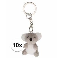 10x Koala knuffel sleutelhangers 6 cm - thumbnail