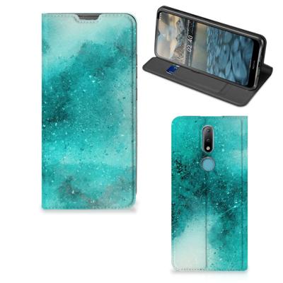 Bookcase Nokia 2.4 Painting Blue Bookcase Nokia 2.4 Painting Blue