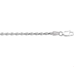 TFT Zilveren Ketting Koord Gediamanteerd 2,8 mm x 19 cm