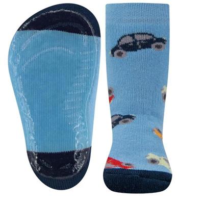 Ewers antislip sokken Stoppi softstep Auto's blauw-18-19