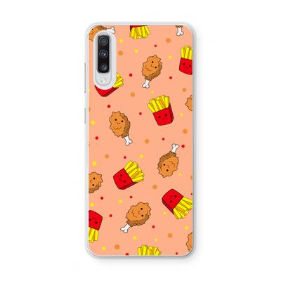 Chicken 'n Fries: Samsung Galaxy A70 Transparant Hoesje