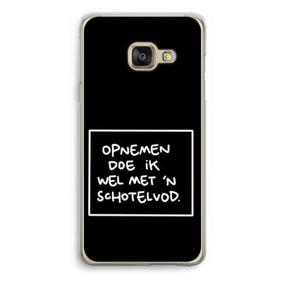 Schotelvod: Samsung Galaxy A3 (2016) Transparant Hoesje