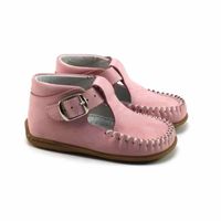 Bardossa loopschoentjes Kiba Nubuck Rosa Maat