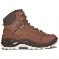 Lowa Renegade Gtx Mid Dames Hoge Wandelschoen Mahogany/Navy 6/39,5