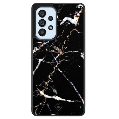 Samsung Galaxy A33 hoesje - Marmer zwart
