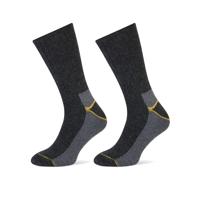 STAPP Thermosokken Heren Yellow 2-pack Antraciet Melange-39/42