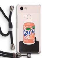 S(peach)less: Pixel 3 Transparant Hoesje met koord