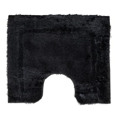 Wicotex Toiletmat uni zwart 50x60cm