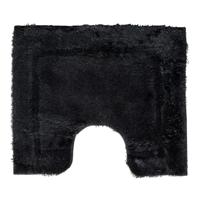 Wicotex Toiletmat uni zwart 50x60cm