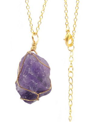 Natural Irregular Shape Crystal Handmade Necklace