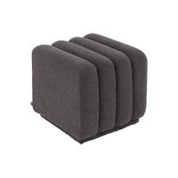 Goossens hocker Leia in boucle antraciet